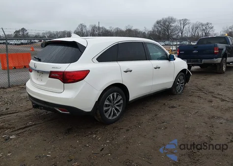 2014 Acura Mdx Technology Package from USA, damaged, VIN 5FRYD3H44EB005449